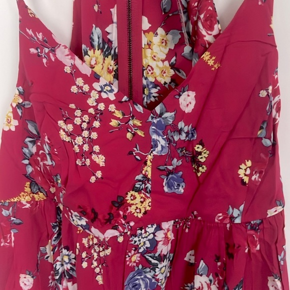 TORRID Women’s Tank Floral Challis Babydoll Cami Pink Size 00 or M/L NWT - Picture 6 of 6